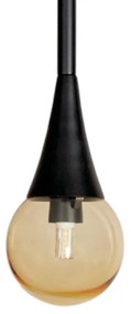Pendente Jazz Single Rígido Haste Fixa 100M Ø11X97Cm Globo 10Cm 1Xg9 -... (GF-M - Grafite Metálico, Branco (Fosco))