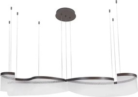 Pendente Led Metal Aluminio Cafe 74W 3000K Organic
