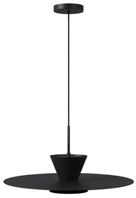 Pendente Tule Ø50X25Cm 1Xmr16 - Usina 25120/50 (BT - Branco Texturizado, Igual a Cor 1)