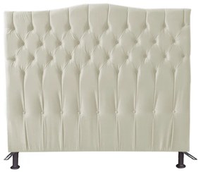 Cabeceira Cama Box Casal 140cm Capitonê Sofia Corano Bege - Sheep Estofados - Bege