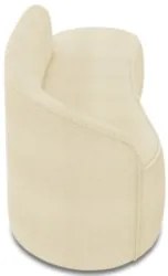 Sofá 3 Lugares Para Sala 180cm Orgânico Wendi Boucle Bege I01  - Mpoze