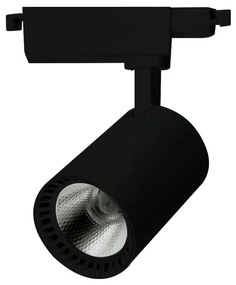 Spot Para Trilho Eletrificado 30W Led 3000K Ip20 Preto Bivolt Ø8,9X14X... (Preto)