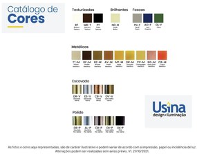 Pendente Astral 51X77,5X30Cm 6Xg9 Globo Ø12Cm - Usina 16942/6 (BT - Branco Texturizado, FOSCO)