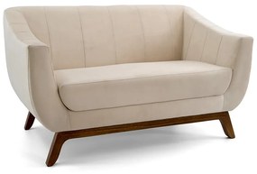 SOFA 2 LUGARES ATENAS VELUDO BEGE D-153