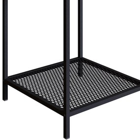 Mesa Lateral New 40 cm Hanover e Preto - D'Rossi