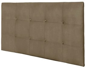 Painel Luna Para Cama Box Casal 140 cm Suede Bege - D'Rossi