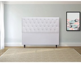 Cabeceira Cama Box Casal King 195cm Nicole Capitonê Corano Branco - Sheep Estofados - Branco