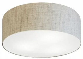 Plafon de Sobrepor Cilíndrico SP-3005 Cúpula Cor Rústico Bege