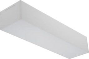 Arandela Acrílico Branco Valencia 41x11cm