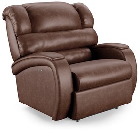 Poltrona do Papai Reclinável Napoli Power Touch PU Brilho FH1 - D'Rossi - Marrom