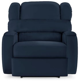 Poltrona do Papai Sala de Cinema Reclinável Kylie Power Touch USB PU Azul G23