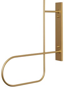 Arandela Trombone 20X40X72,2Cm 1Xe27 Alumínio E Globo Ø20Cm | Usina 25... (FN-F - Fendi Fosco, FOSCO)