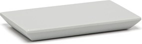 Bandeja Slim 200X120mm Resina - Crômio Fosco  Crômio Fosco
