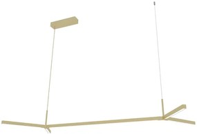 Pendente Led Aluminio Acrilico 26,6W 3000K Fit15 - DOURADO