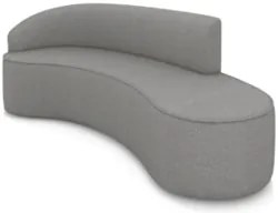 Sofá 4 Lugares 220cm Wendi e Poltrona Steve Linho Grafite I01  - Mpoze