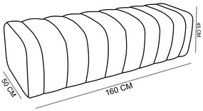 Calçadeira Olivia Queen 160 cm Veludo - D'Rossi - Rose