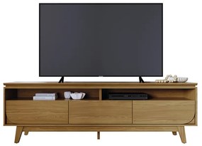 Rack TV 75 Pol 200cm Bancada para Sala Elarin M20 - D'Rossi - Cumaru