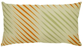 Capa de Almofada Olimpya em Suede Tons Verde Fendi - Listrada - 60x30cm