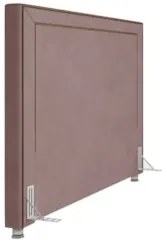 Cabeceira Cama Box Casal King 195cm Mali Z37 Veludo Rosê - Mpozenato