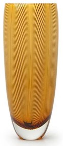 Vaso 55 MS Fenício Âmbar Leitoso Murano Cristais Cadoro
