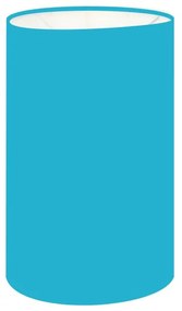 Cúpula Abajur Cilíndrica Cp-7002 Ø13x30cm Azul Turquesa