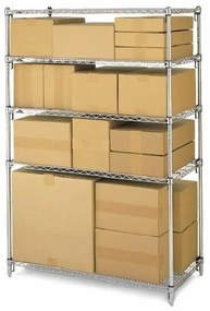 Estante Aço 5 Prateleiras Cromada Aramada Cozinha 170 Cm