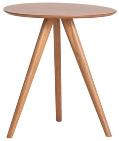 Mesa Lateral Zoé Oval Cinamomo - 55x55cm