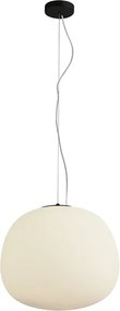 Pendente Vidro 45Cm Cloud - PRETO