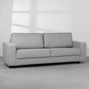 Sofá Flip Silver Trama Larga Cinza Mesclado