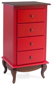 Cômoda Country Clean 4 Gavetas sem DVD 580 ATIVA MÓVEIS -