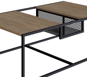 Mesa de Centro New Hanover e Preto 100 cm - D'Rossi