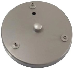 Canopla Lustre Pendente Vivare Md-1006 Completa com Prensa Cabos - Cinza