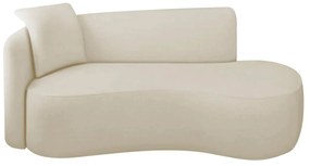 Divã Recamier Suíça Curvo Sala Recepção 150cm Ld Linho