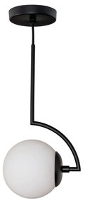 Pendente Allen 12X16,6X35,5Cm 1Xe27 Mini Bulbo G45 Alumínio E Globo Ø1... (CP-M - Champagne Metálico, FOSCO)