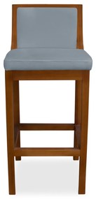 Banqueta Decorativa Josi Veludo Cinza