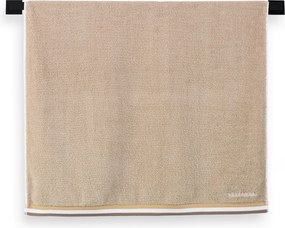 Toalha Banhão Trussardi Montello Nocciola Barra Bege
