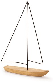 Escultura Barco em Poliresina - 40cm
