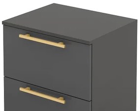 Mesa De Cabeceira Dubai 2 Gavetas Alasca - Vila Rica Móveis