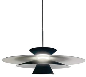 Pendente Tule Led Ø50X30Cm 26,5W Bivolt - Usina 19800/50 (FN-F - Fendi Fosco, 3000k)