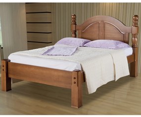 Cama de Casal Havana Madeira Maciça Bedroom -