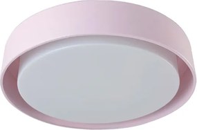 Plafon De Sobrepor Redondo Alumínio Ø46cm Dubai - ROSA