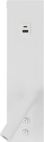 Arandela Led Aluminio Branco 12W 3000K Leya All