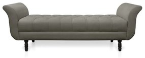 Recamier Olinda Suede 160 cm Pés Torneados Tabaco - D'Rossi - Grafite