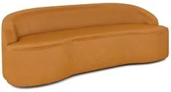 Sofá 4 Lugares para Sala de Estar Living 260cm Theo D06 Sintético Cara