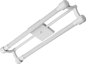 Plafon Aluminio Acrilico Branco G13 20w Toledo