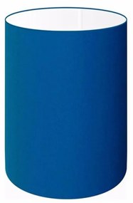 Cúpula Abajur Cilíndrica Cp-8004 Ø15x25cm Azul Marinho