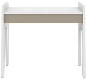 Mesa Infantil Mimo Com Antialérgico Com Tampo - Branco/fume