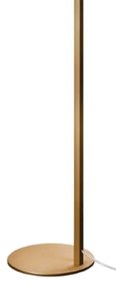 Coluna Angular Tubo Quadrado Ø26X153Cm 1Xe27 G45 / Globo Ø20Cm | Usina... (PT / CP-M - Preto Texturizado / Champagne Metálico, FOSCO)