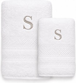 Kit 2 Pçs Toalhas Karsten 100% Algodão Yves - Branco Branco