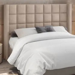 Cabeceira Cama Box Casal Queen 160cm Pisa Z37 Linho Areia - Mpozenato
